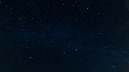 Fototapeta na wymiar Picture of cloudless starry sky at nighttime at northern hemisphere