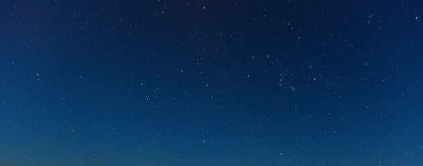 Picture of cloudless starry sky at nighttime at northern hemisphere