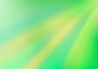 Light Green vector blurred and colored background.