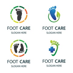 Foot care logo images