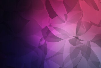 Dark Purple, Pink vector polygonal template.