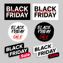 Black friday sale banners 