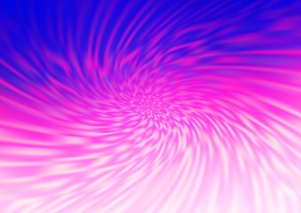 Light Pink, Blue vector blurred shine abstract background.