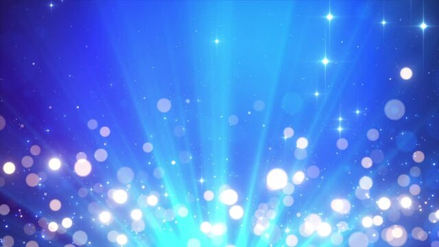 blue party lights background loop animation
