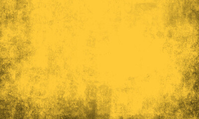 Dark grunge texture with marigold color background