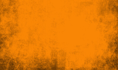 Dark grunge texture with tangerine color background