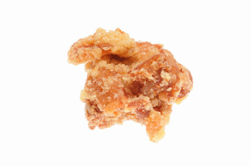 白バックにフライドチキン
