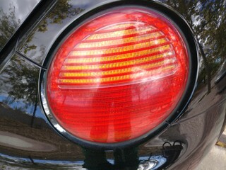 światło lampa samochód tylna czerwień auto