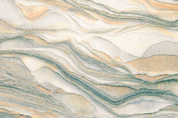 Rock layers - a colorful formations of rocks stacked over the hundreds of years. Interesting background with fascinating texture