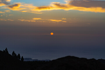 Sunrise in the canary islands