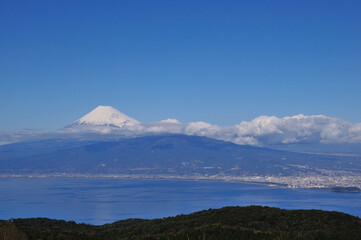 Naklejka premium 富士山