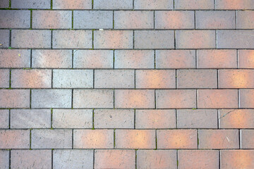 Brickwork. Building wall or paved road. Graphic resources. Background. Vintage.