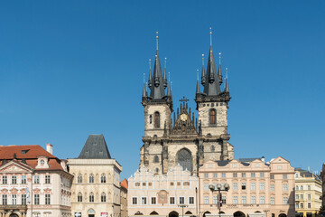 Fototapeta na wymiar Teynkirche in Prag