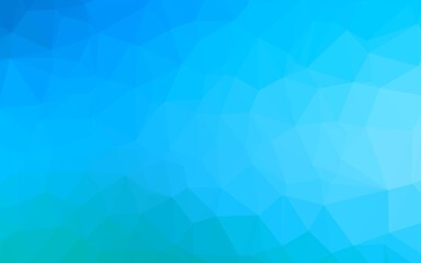 Light BLUE vector polygonal pattern.