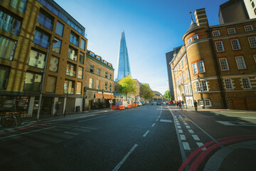 sunny streets of london, UK