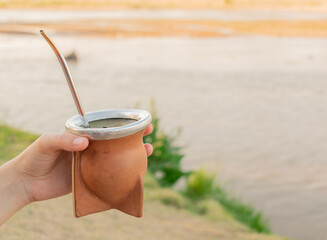 young woman holding a 