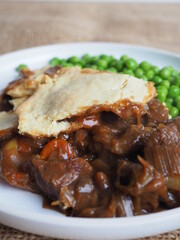 delicious British gravy dinner 