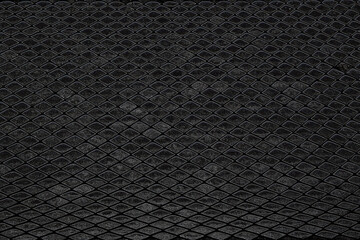 By processing with an image editor, the perspective of the imaginary tiled roof photo will look like a large snake scale.