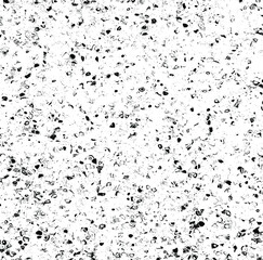 Abstract vector noise. Small particles of debris and dust. Distressed uneven background. Grunge texture overlay with fine grains isolated on white background. Vector illustration. EPS10.