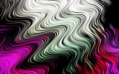 Obraz premium Light Multicolor, Rainbow vector pattern with lines, ovals.