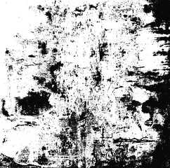 Rough black and white texture vector. Distressed overlay texture. Grunge background. Abstract textured effect. Vector Illustration. Black isolated on white background. EPS10