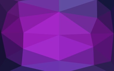Obraz premium Dark Pink, Blue vector blurry triangle texture.