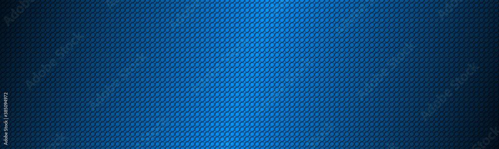 Wall mural blue abstract textured circular header. modern circle geometric texture backbground. vector pattern 