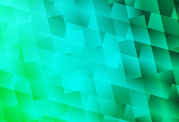 Light Green vector template with rhombus.