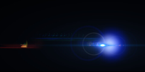 Lens Flare Light Stock Image