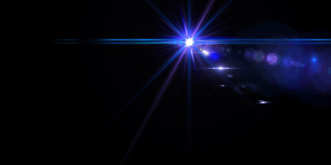 Lens Flare Light Stock Image