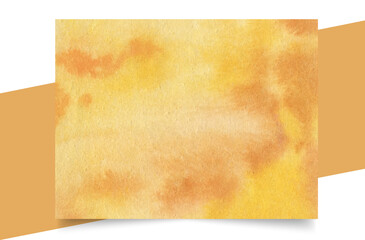 Yellow Watercolor background and abstract texture background
