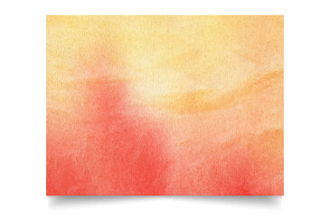 Orange Watercolor background and abstract texture background