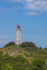 Fototapeta na wymiar Leuchtturm Dornbusch auf Hiddensee