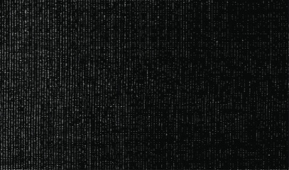 Vector fabric texture. Distressed texture of weaving fabric. Grunge background. Abstract halftone vector illustration. Overlay to create interesting effect and depth. Black isolated on white. EPS10.