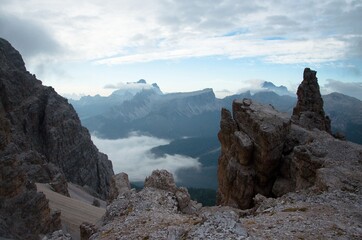 Fototapeta premium Beautiful view in the mountains.