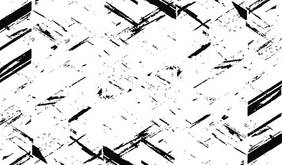 Rough texture. Broken plaster wall effect. Grunge worn damask pattern design. Distressed fabric texture. Overlay texture design. Vector illustration. Eps10.