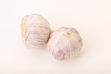 Fresh ripe and tasty garlic