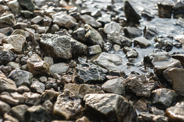 pebbles on the beach