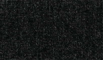 Vector fabric texture. Distressed texture of weaving fabric. Grunge background. Abstract halftone vector illustration. Overlay to create interesting effect and depth. Black isolated on white. EPS10.