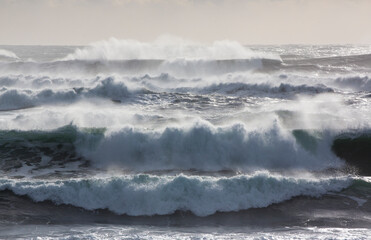 Jokulsarlon beach, Vatnatjokull glacier, Southern Iceland, Iceland, Europe