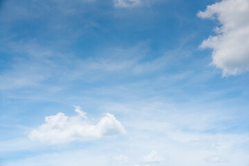 blue sky and clouds background