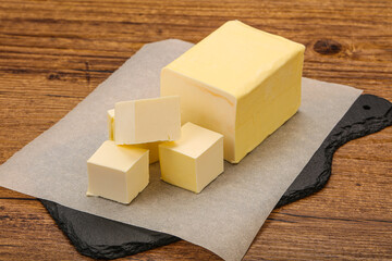 Dairy natural yellow butter piece