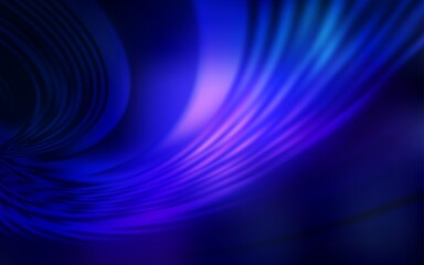 Dark Pink, Blue vector template with curved lines.