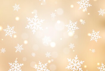 Light Yellow vector layout in New Year style.