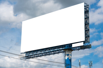 Fototapeta premium Blank billboard for new advertisement
