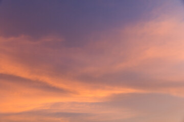 Naklejka na ściany i meble Beautiful twilight sky background