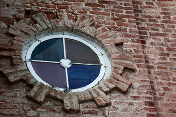 Photo of the window of the old Orthodox Church