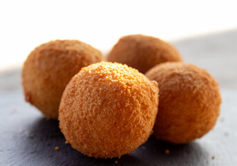 Bolinha de queijo, brazilian finger food and party snack