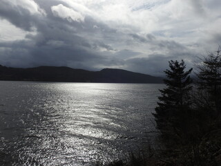 loch ness lake in scotland