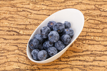Sweet fresh juicy blueberries heap
